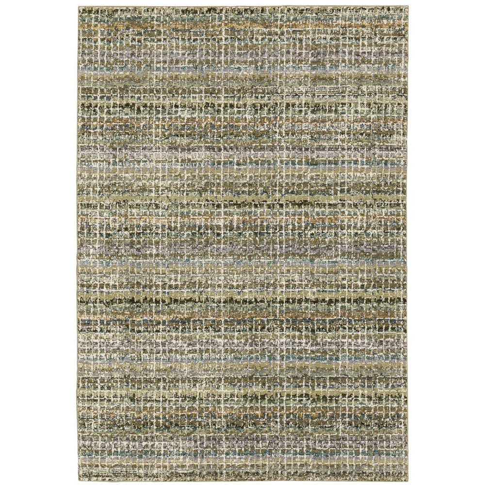 Oriental Weavers Atlas Indoor Area Rug - Luxurious Textured Design For Cozy Ambience And Stylish Home Décor Green,Multi Nylon A747a0100170st