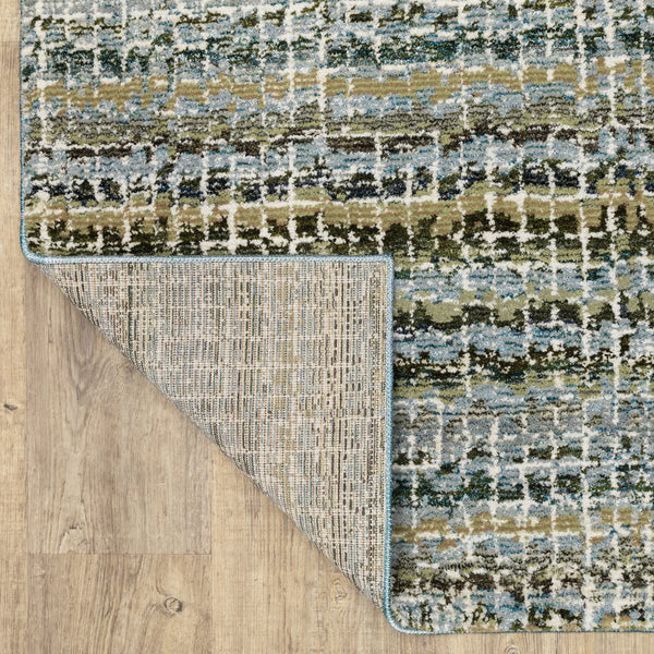 Oriental Weavers Atlas Indoor Area Rug - Stunning Lustrous And Matte Yarn Blend For Cozy Ambience And Style Blue,Green Nylon A747b0100170st