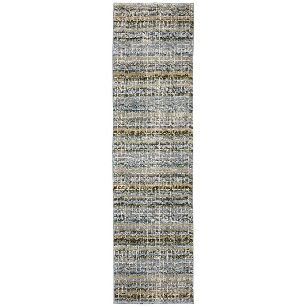 Oriental Weavers Atlas Indoor Area Rug - Stunning Lustrous And Matte Yarn Blend For Cozy Ambience And Style Blue,Green Nylon A747b0067253st