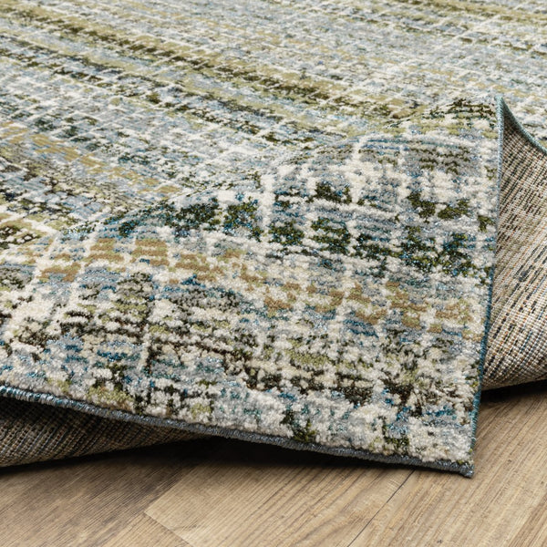 Oriental Weavers Atlas Indoor Area Rug - Stunning Lustrous And Matte Yarn Blend For Cozy Ambience And Style Blue,Green Nylon A747b0100170st