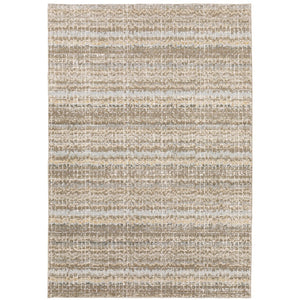Oriental Weavers Atlas Indoor Area Rug - Luxurious Textures In Tonal Design For Cozy Ambience And Style Ivory,Grey Nylon A747e0058100st