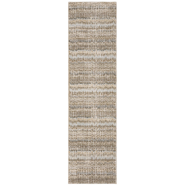 Oriental Weavers Atlas Indoor Area Rug - Luxurious Textures In Tonal Design For Cozy Ambience And Style Ivory,Grey Nylon A747e0067253st