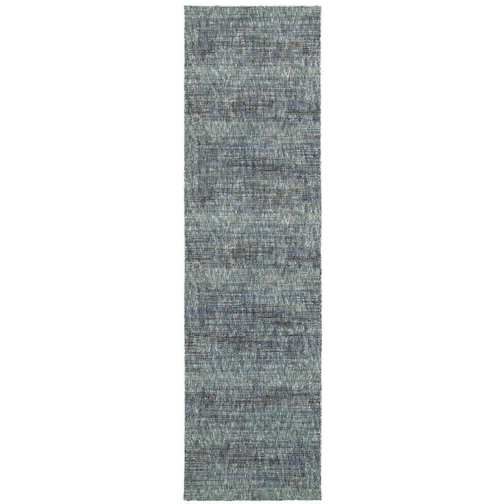 Oriental Weavers Atlas Indoor Area Rug - Luxurious Textures In Tonal Shades For Cozy Ambience In Your Home Decor Blue,Grey Nylon A8033j067253st