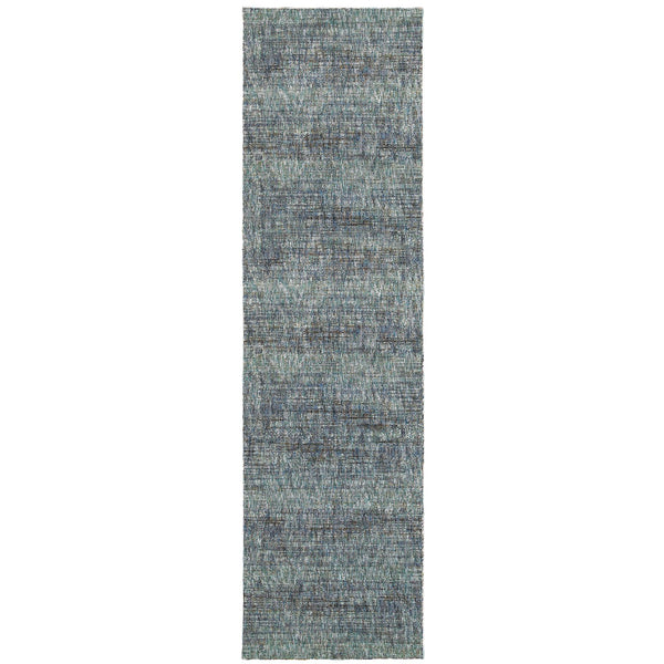 Oriental Weavers Atlas Indoor Area Rug - Luxurious Textures In Tonal Shades For Cozy Ambience In Your Home Decor Blue,Grey Nylon A8033j067253st