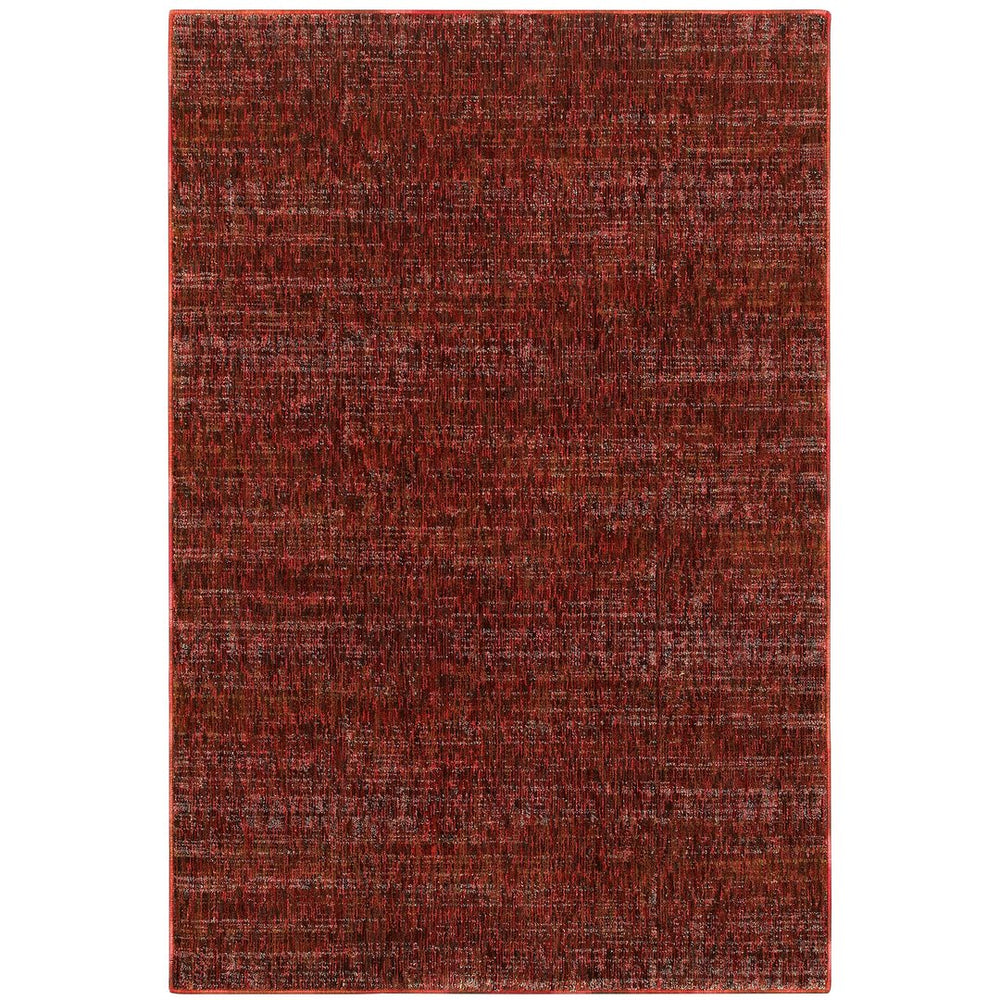 Oriental Weavers Atlas Indoor Area Rug - Luxurious Tonal Design With Lustrous Textures For Cozy Home Ambience Red,Rust Nylon A8033k100170st