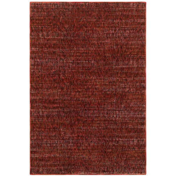 Oriental Weavers Atlas Indoor Area Rug - Luxurious Tonal Design With Lustrous Textures For Cozy Home Ambience Red,Rust Nylon A8033k100170st