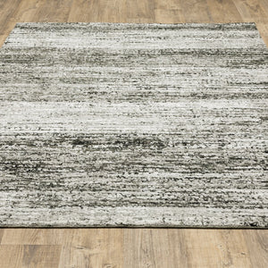 Oriental Weavers Atlas Indoor Area Rug - Luxurious Textures & Cozy Ambience For Your Home Decor, Machine-woven Quality Ash,Charcoal Nylon A8037g058100st