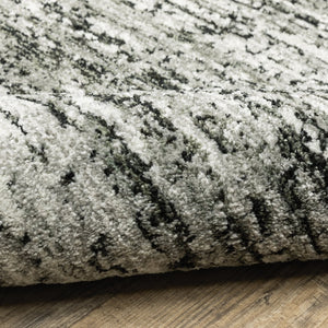 Oriental Weavers Atlas Indoor Area Rug - Luxurious Textures & Cozy Ambience For Your Home Decor, Machine-woven Quality Ash,Charcoal Nylon A8037g058100st