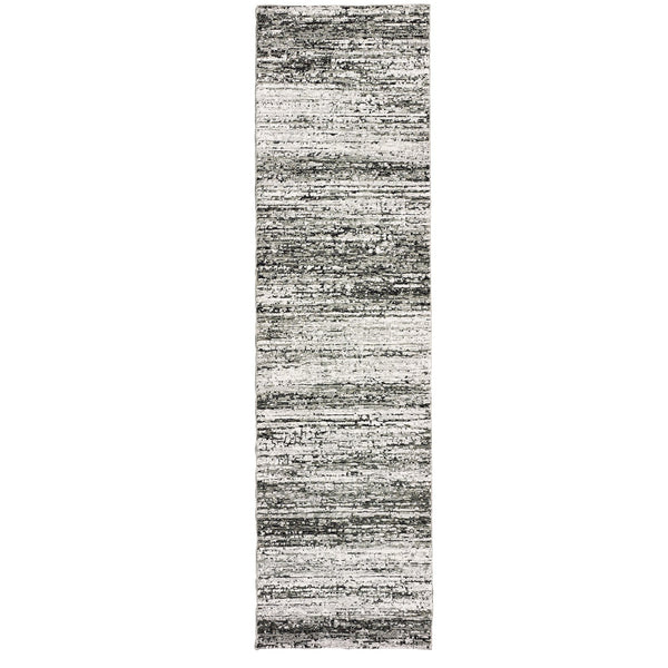 Oriental Weavers Atlas Indoor Area Rug - Luxurious Textures & Cozy Ambience For Your Home Decor, Machine-woven Quality Ash,Charcoal Nylon A8037g067253st