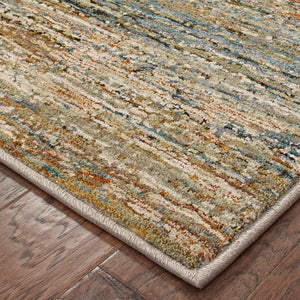 Oriental Weavers Atlas Indoor Area Rug – Luxurious Textured Design For Cozy Ambience In Any Interior Space Gold,Green Nylon A8037j100170st