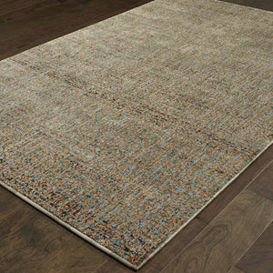 Oriental Weavers Atlas Indoor Area Rug - Luxurious Nylon/Polypropylene Blend For Cozy Ambience And Elegant Design Blue,Gold Nylon A8048b100170st