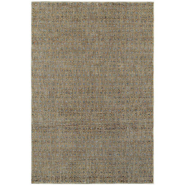 Oriental Weavers Atlas Indoor Area Rug - Luxurious Nylon/Polypropylene Blend For Cozy Ambience And Elegant Design Blue,Gold Nylon A8048b100170st
