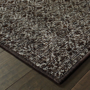 Oriental Weavers Atlas Indoor Area Rug - Luxurious Lustrous Textures, Cozy Ambience, Machine-woven For Durability Black,Grey Nylon A8048q100170st