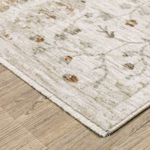 Oriental Weavers Avalon Ivory/Beige Area Rug - Luxuriously Soft With Traditional Design And Warm Neutral Accents Ivory,Beige Polyester Aava01300387st