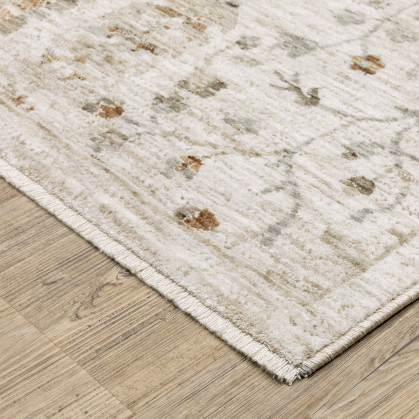 Oriental Weavers Avalon Ivory/Beige Area Rug - Luxuriously Soft With Traditional Design And Warm Neutral Accents Ivory,Beige Polyester Aava01300387st