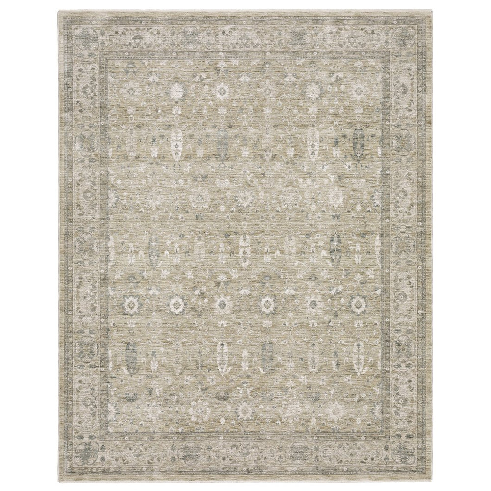 Oriental Weavers Avalon Beige And Grey Indoor Area Rug With Traditional Design - Soft, Durable, And Stylish Decor Beige,Grey Polyester Aava03160240st