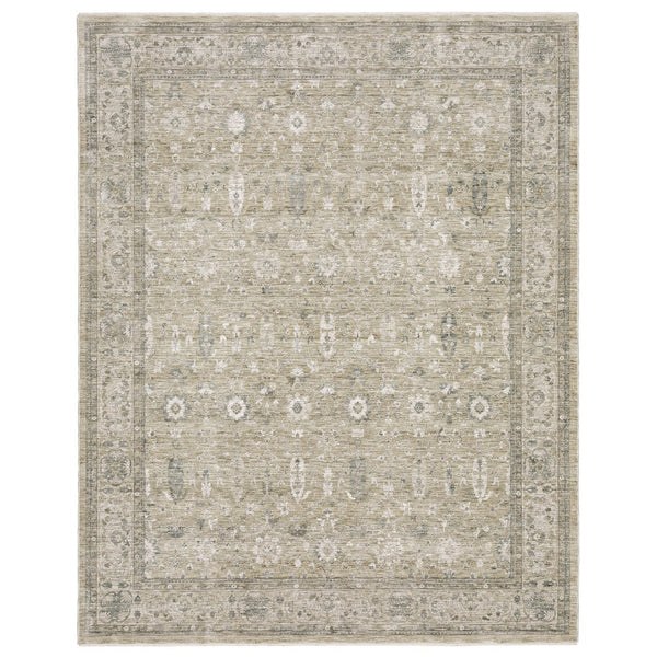 Oriental Weavers Avalon Beige And Grey Indoor Area Rug With Traditional Design - Soft, Durable, And Stylish Decor Beige,Grey Polyester Aava03160240st