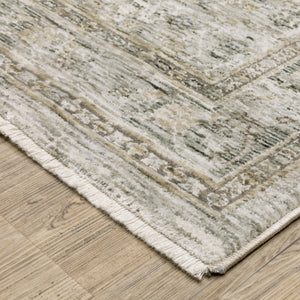 Oriental Weavers Avalon Grey/Beige Indoor Area Rug - Luxurious Traditional Design With Soft Space-dyed Polyester Grey,Beige Polyester Aava04160240st