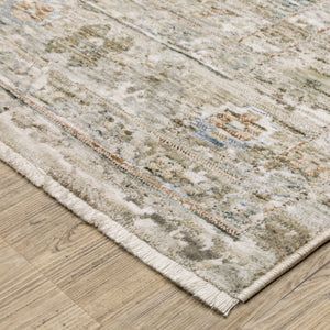 Oriental Weavers Avalon Indoor Area Rug - Elegant Traditional Design In Warm Neutrals With Soft Polyester Texture Beige,Grey Polyester Aava05097152st