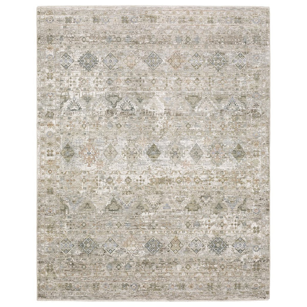Oriental Weavers Avalon Indoor Area Rug - Elegant Traditional Design In Warm Neutrals With Soft Polyester Texture Beige,Grey Polyester Aava05097152st