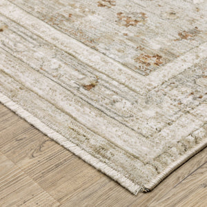 Oriental Weavers Avalon Beige/Ivory Indoor Area Rug - Elegant Traditional Design With Soft Polyester For Modern Spaces Beige,Ivory Polyester Aava06160240st