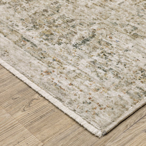 Oriental Weavers Avalon Indoor Area Rug - Traditional Design In Warm Neutrals With Blue And Green Accents For Elegance Beige,Grey Polyester Aava08097152st