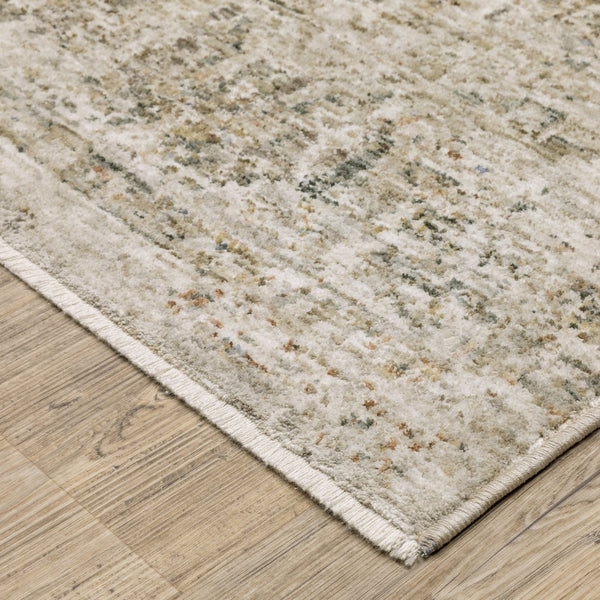 Oriental Weavers Avalon Indoor Area Rug - Traditional Design In Warm Neutrals With Blue And Green Accents For Elegance Beige,Grey Polyester Aava08097152st