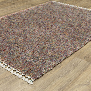 Oriental Weavers Axis Indoor Area Rug - Soft High-pile Texture With Trendy Tassel Fringe And Vibrant Global Style Multi,Colored Polypropylene Aax01a116165st