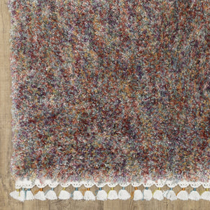 Oriental Weavers Axis Indoor Area Rug - Soft High-pile Texture With Trendy Tassel Fringe And Vibrant Global Style Multi,Colored Polypropylene Aax01a116165st