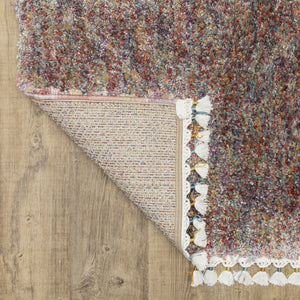 Oriental Weavers Axis Indoor Area Rug - Soft High-pile Texture With Trendy Tassel Fringe And Vibrant Global Style Multi,Colored Polypropylene Aax01a116165st