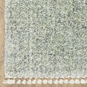 Oriental Weavers Axis Indoor Area Rug - Soft Textured High-pile Design With Modern Global Styles And Fun Colors Light Blue,Ivory Polypropylene Aax02a300394st