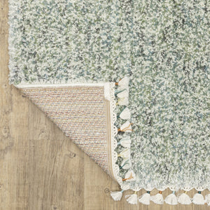 Oriental Weavers Axis Indoor Area Rug - Soft Textured High-pile Design With Modern Global Styles And Fun Colors Light Blue,Ivory Polypropylene Aax02a300394st