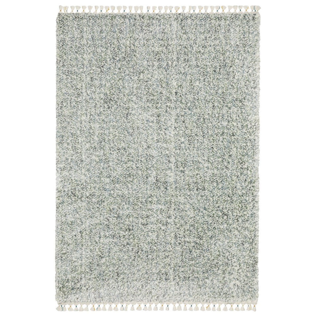 Oriental Weavers Axis Indoor Area Rug - Soft Textured High-pile Design With Modern Global Styles And Fun Colors Light Blue,Ivory Polypropylene Aax02a300394st