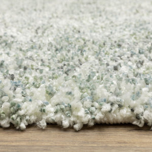 Oriental Weavers Axis Indoor Area Rug - Soft Textured High-pile Design With Modern Global Styles And Fun Colors Light Blue,Ivory Polypropylene Aax02a300394st