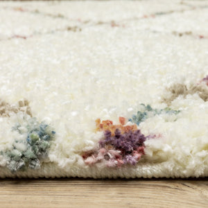 Oriental Weavers Axis Indoor Area Rug - Soft Textured High-pile Design With Trendy Tassel Fringe And Vibrant Colors Ivory,Multi Polypropylene Aax08a300394st