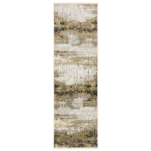 Oriental Weavers Bauer Eco-friendly Indoor Area Rug - Sustainable, Soft Texture, And Stylish Design For Any Home Gold,Black Pet Fibers B2061x068230st