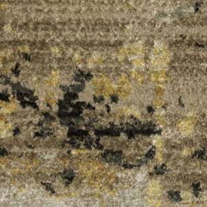 Oriental Weavers Bauer Eco-friendly Indoor Area Rug - Sustainable, Soft Texture, And Stylish Design For Any Home Gold,Black Pet Fibers B2061x117165st