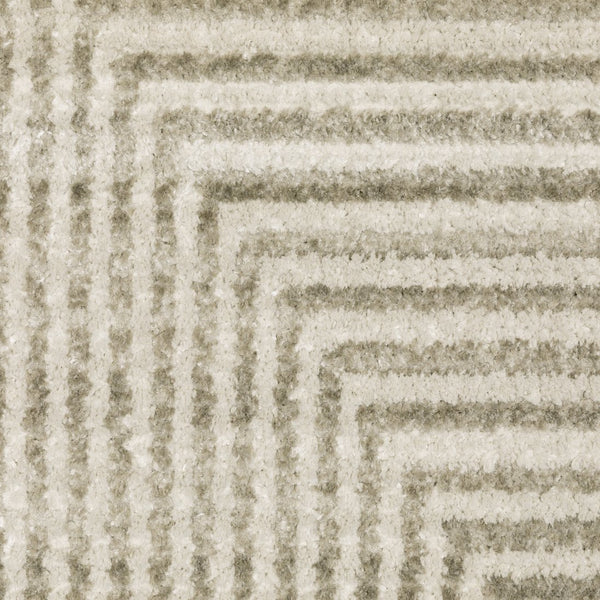 Oriental Weavers Bauer Eco-friendly Indoor Area Rug - Sustainable Recycled Pet Yarn, Soft Modern Design For Any Space Beige,Ivory Pet Fibers B4150e160230st