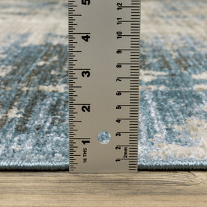 Oriental Weavers Bauer Eco-friendly Indoor Area Rug - Sustainable Soft Yarn For Modern Rustic Home Décor Blue,Beige Pet Fibers B041l2160230st