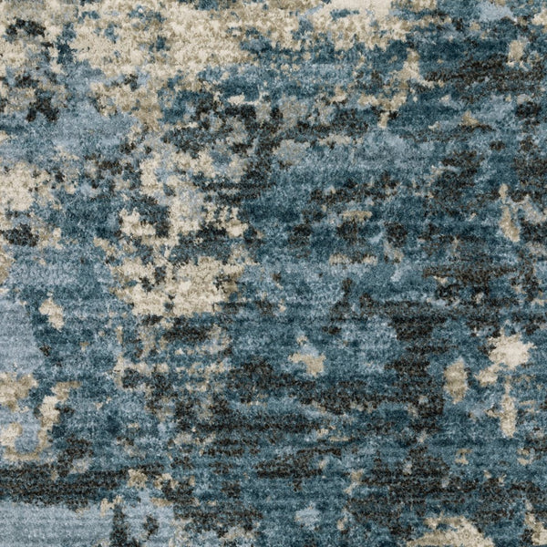 Oriental Weavers Bauer Eco-friendly Indoor Area Rug - Sustainable Soft Yarn For Modern Rustic Home Décor Blue,Beige Pet Fibers B041l2160230st