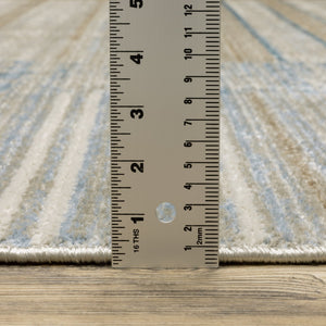 Oriental Weavers Bauer Eco-friendly Indoor Area Rug - Sustainable, Stylish Design For Modern & Rustic Spaces Blue,Beige Pet Fibers B090b2160230st