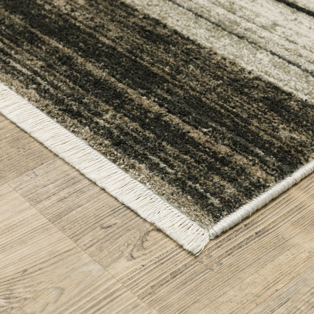 Oriental Weavers Bauer Eco-friendly Indoor Area Rug With Soft Modern Design – Perfect For Any Home Decor Style Beige,Charcoal Pet Fibers B090n2068230st