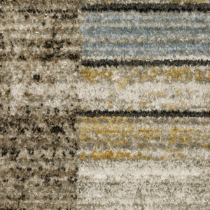 Oriental Weavers Bauer Eco-friendly Indoor Area Rug With Soft Modern Design – Perfect For Any Home Decor Style Beige,Charcoal Pet Fibers B090n2160230st