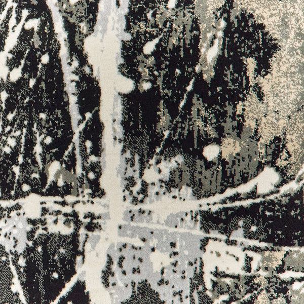 Oriental Weavers Bowen Soft Textured Indoor Area Rug - Stylish Geometric Patterns In Elegant Neutral Tones Black,Gold Polypropylene B109e2117165st