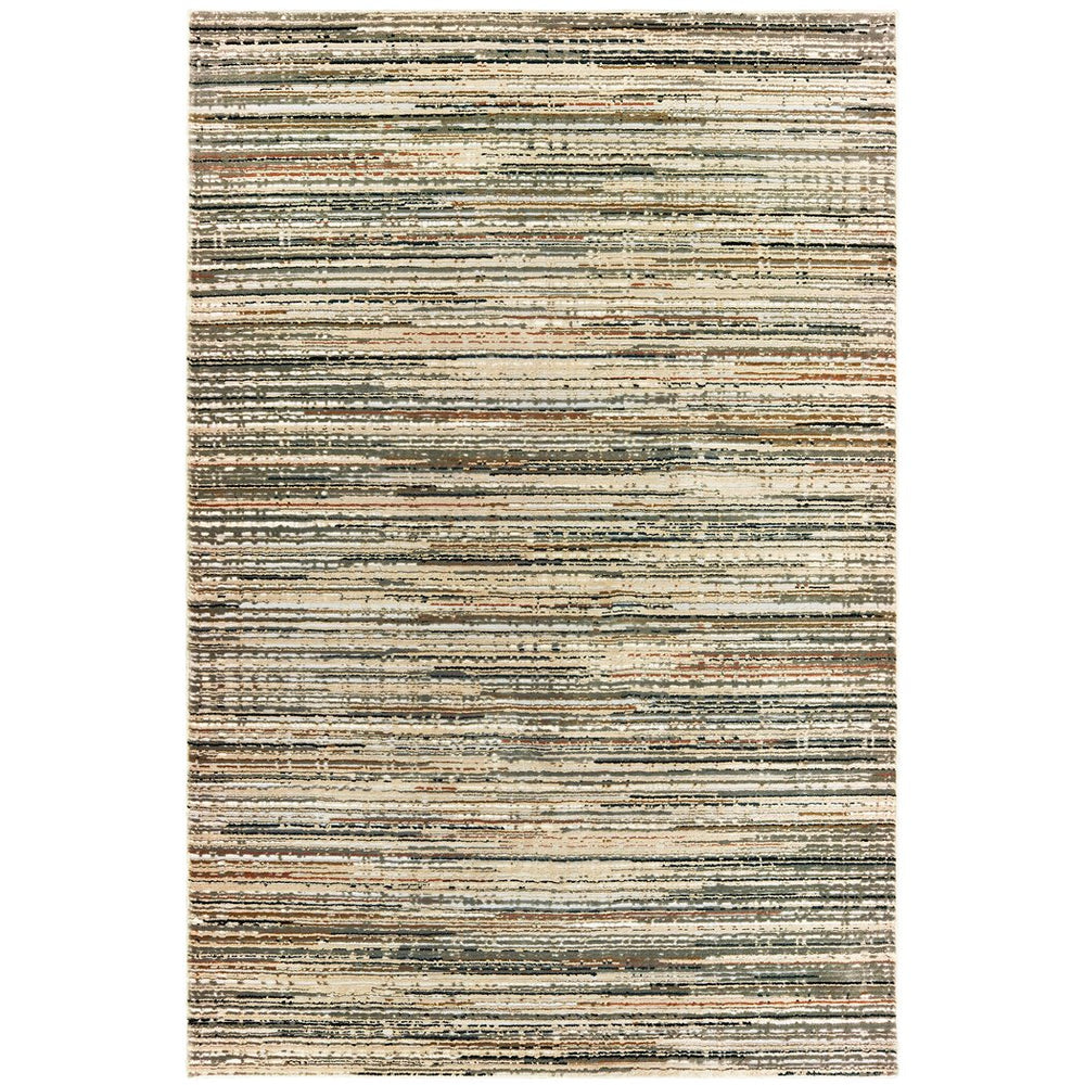 Oriental Weavers Bowen High/Low Textured Area Rug - Soft Hand, Bold Patterns, And Neutral Color Palette For Décor Ivory,Gold Polypropylene B1332j117165st