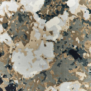 Oriental Weavers Bowen Textured Indoor Area Rug - Luxurious Softness With Abstract Designs For Elegant Décor Navy,Gold Polypropylene B1808q068230st