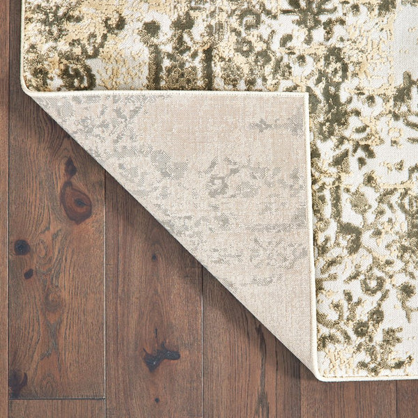 Oriental Weavers Bowen Indoor Area Rug - Soft Hand, High/Low Textured Design, Versatile Patterns For Elegant Décor Grey,Gold Polypropylene B2067w068230st