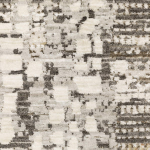 Oriental Weavers Branigan Polyester High Low Pile Area Rug Soft Neutral Tones for Modern Living Spaces Decor 7'10" x 10' BBRG01240305ST
