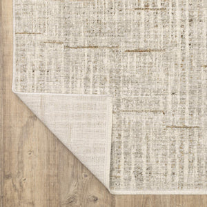 Oriental Weavers Branigan Japandi Inspired Polyester Runner Rug Soft High Low Pile Neutral Tones BBRG02076230ST