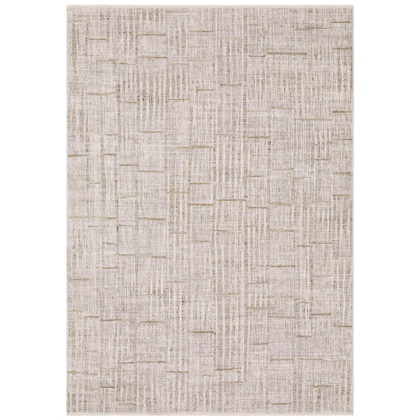 Oriental Weavers Branigan Japandi Inspired Polyester Area Rug with High Low Pile for Modern Living Spaces 2'3" x 3' BBRG02068091ST